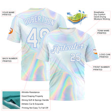 Загрузить изображение в средство просмотра галереи, Custom 3D Pattern Design Abstract Trendy Holographic Vaporwave Style Performance T-Shirt