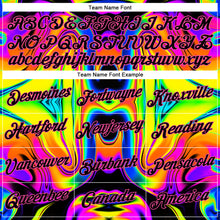 Загрузить изображение в средство просмотра галереи, Custom 3D Pattern Design Abstract Iridescent Psychedelic Swirl Fluid Art Performance T-Shirt