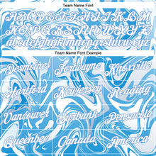 Загрузить изображение в средство просмотра галереи, Custom 3D Pattern Design Abstract Ocean With Waves Fluid Art Performance T-Shirt