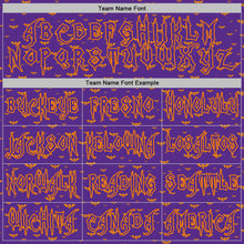 Загрузить изображение в средство просмотра галереи, Custom Purple Bay Orange 3D Halloween Bat Skull Doodle Party Costume Ideas Sports Pullover Sweatshirt Hoodie