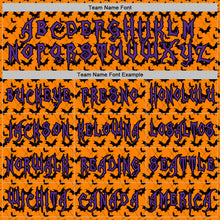 Загрузить изображение в средство просмотра галереи, Custom Bay Orange Purple-Black 3D Halloween Bat Party Costume Ideas Sports Pullover Sweatshirt Hoodie