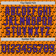 Загрузить изображение в средство просмотра галереи, Custom Bay Orange Purple-Black 3D Halloween Bat Party Costume Ideas Sports Pullover Sweatshirt Hoodie