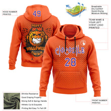 Загрузить изображение в средство просмотра галереи, Custom Purple Orange-White 3D Halloween Pumpkin Doodle Party Costume Ideas Sports Pullover Sweatshirt Hoodie