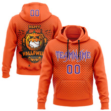 Загрузить изображение в средство просмотра галереи, Custom Purple Orange-White 3D Halloween Pumpkin Doodle Party Costume Ideas Sports Pullover Sweatshirt Hoodie