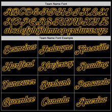 Загрузить изображение в средство просмотра галереи, Custom Stitched Black Green-Gold 3D Pattern Design Sportswear Pullover Sweatshirt Hoodie