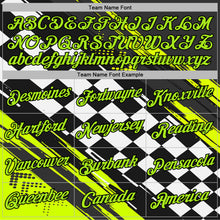 Загрузить изображение в средство просмотра галереи, Custom Black Neon Green-White 3D Pattern Design Formula Auto Car Racing Motorsport Sports Pullover Sweatshirt Hoodie
