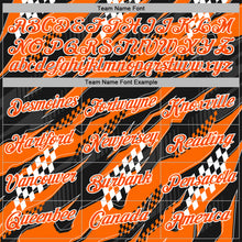 Загрузить изображение в средство просмотра галереи, Custom Orange Black-White 3D Pattern Design Formula Auto Car Racing Motorsport Sports Pullover Sweatshirt Hoodie
