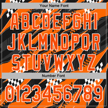 Загрузить изображение в средство просмотра галереи, Custom Orange Black-White 3D Pattern Design Formula Auto Car Racing Motorsport Sports Pullover Sweatshirt Hoodie
