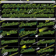 Загрузить изображение в средство просмотра галереи, Custom Black Neon Green-White 3D Pattern Design Formula Auto Car Racing Motorsport Sports Pullover Sweatshirt Hoodie