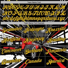 Загрузить изображение в средство просмотра галереи, Custom Black Yellow Red-White 3D Pattern Design Formula Auto Car Racing Motorsport Sports Pullover Sweatshirt Hoodie