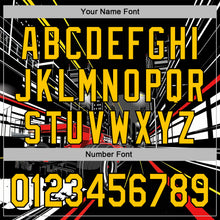 Загрузить изображение в средство просмотра галереи, Custom Black Yellow Red-White 3D Pattern Design Formula Auto Car Racing Motorsport Sports Pullover Sweatshirt Hoodie
