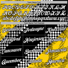 Загрузить изображение в средство просмотра галереи, Custom Black White-Yellow 3D Pattern Design Formula Auto Car Racing Motorsport Sports Pullover Sweatshirt Hoodie