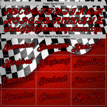 Загрузить изображение в средство просмотра галереи, Custom Red Black-White 3D Pattern Design Formula Auto Car Racing Motorsport Sports Pullover Sweatshirt Hoodie
