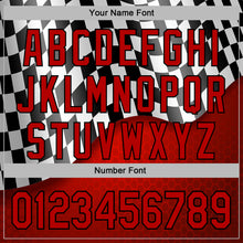 Загрузить изображение в средство просмотра галереи, Custom Red Black-White 3D Pattern Design Formula Auto Car Racing Motorsport Sports Pullover Sweatshirt Hoodie