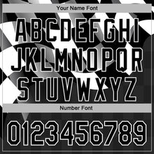Загрузить изображение в средство просмотра галереи, Custom Black White 3D Pattern Design Formula Auto Car Racing Motorsport Sports Pullover Sweatshirt Hoodie