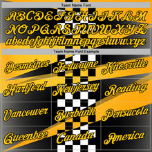 Laden Sie das Bild in den Galerie-Viewer, Custom Black Yellow 3D Pattern Design Formula Auto Car Racing Motorsport Sports Pullover Sweatshirt Hoodie