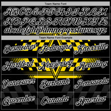 Загрузить изображение в средство просмотра галереи, Custom Black Yellow-White 3D Pattern Design Formula Auto Car Racing Motorsport Sports Pullover Sweatshirt Hoodie