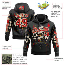 Загрузить изображение в средство просмотра галереи, Custom White Fire Red City Cream-Yellow 3D Pattern Design Formula Auto Car Racing Motorsport Sports Pullover Sweatshirt Hoodie