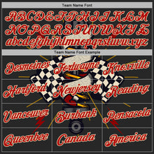 Загрузить изображение в средство просмотра галереи, Custom White Fire Red City Cream-Yellow 3D Pattern Design Formula Auto Car Racing Motorsport Sports Pullover Sweatshirt Hoodie