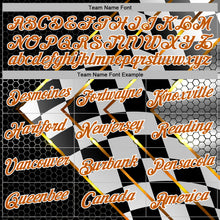 Загрузить изображение в средство просмотра галереи, Custom Black Texas Orange Yellow-White 3D Pattern Design Formula Auto Car Racing Motorsport Sports Pullover Sweatshirt Hoodie
