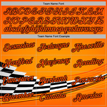 Загрузить изображение в средство просмотра галереи, Custom Orange Black-White 3D Pattern Design Formula Auto Car Racing Motorsport Sports Pullover Sweatshirt Hoodie