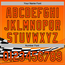 Загрузить изображение в средство просмотра галереи, Custom Orange Black-White 3D Pattern Design Formula Auto Car Racing Motorsport Sports Pullover Sweatshirt Hoodie