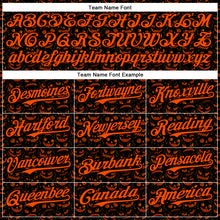 Загрузить изображение в средство просмотра галереи, Custom Black Orange 3D Halloween Pumpkin Party Costume Ideas Authentic Baseball Jersey