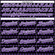 Загрузить изображение в средство просмотра галереи, Custom Black Purple-White 3D Halloween Pumpkin Party Costume Ideas Authentic Baseball Jersey