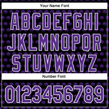Загрузить изображение в средство просмотра галереи, Custom Black Purple-White 3D Halloween Pumpkin Party Costume Ideas Authentic Baseball Jersey