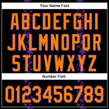 Загрузить изображение в средство просмотра галереи, Custom Black Bay Orange-Purple 3D Halloween Spider Net Party Costume Ideas Authentic Baseball Jersey
