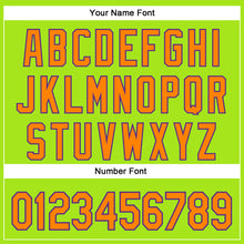 Load image into Gallery viewer, Custom Neon Green Bay Orange-Purple 3D Halloween Spider Net Party Costume Ideas Authentic Baseball Jersey