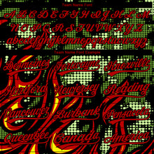 Load image into Gallery viewer, Custom Stitched Black Red Green-Yellow 3D Pattern Design Flame Sports Pullover Sweatshirt Hoodie