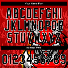 Charger l'image dans la galerie, Custom Stitched Red Black Yellow-White 3D Pattern Design Flame Fox Sports Pullover Sweatshirt Hoodie