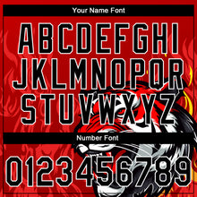 Load image into Gallery viewer, Custom Stitched Red Black Yellow-White 3D Pattern Design Flame Tiger Sports Pullover Sweatshirt Hoodie