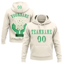 Laden Sie das Bild in den Galerie-Viewer, Custom Cream Green 3D Gallbladder And Bile Duct Cancer World Cancer Day Ribbon Support Sports Pullover Sweatshirt Hoodie