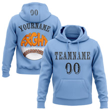 Laden Sie das Bild in den Galerie-Viewer, Custom Light Blue Black 3D Kidney Cancer World Cancer Day Ribbon Support Sports Pullover Sweatshirt Hoodie