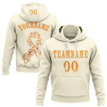 Laden Sie das Bild in den Galerie-Viewer, Custom Cream Bay Orange 3D Kidney Cancer World Cancer Day Ribbon Support Sports Pullover Sweatshirt Hoodie