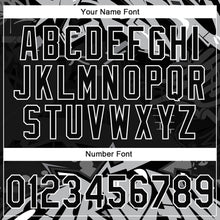 Load image into Gallery viewer, Custom Stitched Black Gray-White 3D Graffiti Splash Street Art Sports Pullover Sweatshirt Hoodie