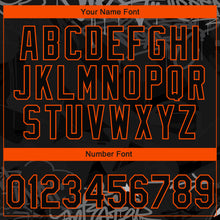 Load image into Gallery viewer, Custom Stitched Black Gray-Orange 3D Graffiti Splash Street Art Sports Pullover Sweatshirt Hoodie