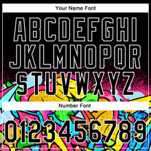 Load image into Gallery viewer, Custom Stitched Black White 3D Graffiti Splash Street Art Sports Pullover Sweatshirt Hoodie