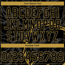 Load image into Gallery viewer, Custom Stitched Black Gray-Old Gold 3D Pattern Design Animal Lion Sports Pullover Sweatshirt Hoodie