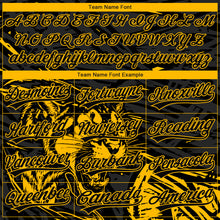 Load image into Gallery viewer, Custom Stitched Black Gold-Gray 3D Pattern Design Animal Tiger Sports Pullover Sweatshirt Hoodie