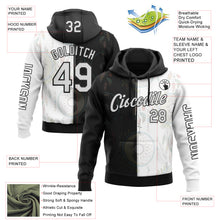 Load image into Gallery viewer, Custom White Black 3D Pattern Design Dreamcatcher Tribal Sportswear Pullover Sweatshirt Hoodie