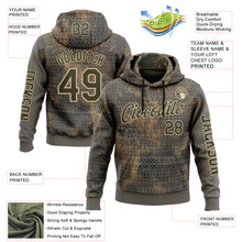 Загрузить изображение в средство просмотра галереи, Custom Gray Olive-City Cream 3D Pattern Design Ethnic Tribal Sportswear Pullover Sweatshirt Hoodie