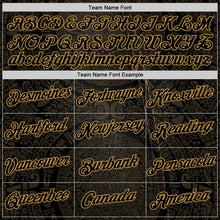 Загрузить изображение в средство просмотра галереи, Custom Black Old Gold 3D Pattern Design Ethnic Tribal Sportswear Pullover Sweatshirt Hoodie