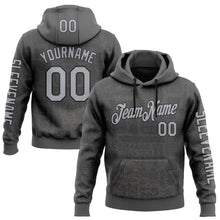 Загрузить изображение в средство просмотра галереи, Custom Gray Black 3D Pattern Design Ethnic Tribal Sportswear Pullover Sweatshirt Hoodie
