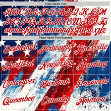 Загрузить изображение в средство просмотра галереи, Custom Red Blue Black-White 3D American Flag Sports Pullover Sweatshirt Hoodie