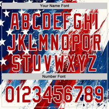 Загрузить изображение в средство просмотра галереи, Custom Red Blue Black-White 3D American Flag Sports Pullover Sweatshirt Hoodie