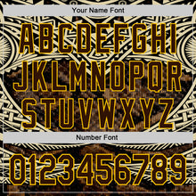Загрузить изображение в средство просмотра галереи, Custom Stitched Black Brown Cream-Yellow 3D Pattern Design Snake Skin Print Sportswear Pullover Sweatshirt Hoodie