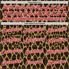 Charger l'image dans la galerie, Custom Stitched Old Gold Red Brown-White 3D Pattern Design Snake Skin Print Sportswear Pullover Sweatshirt Hoodie